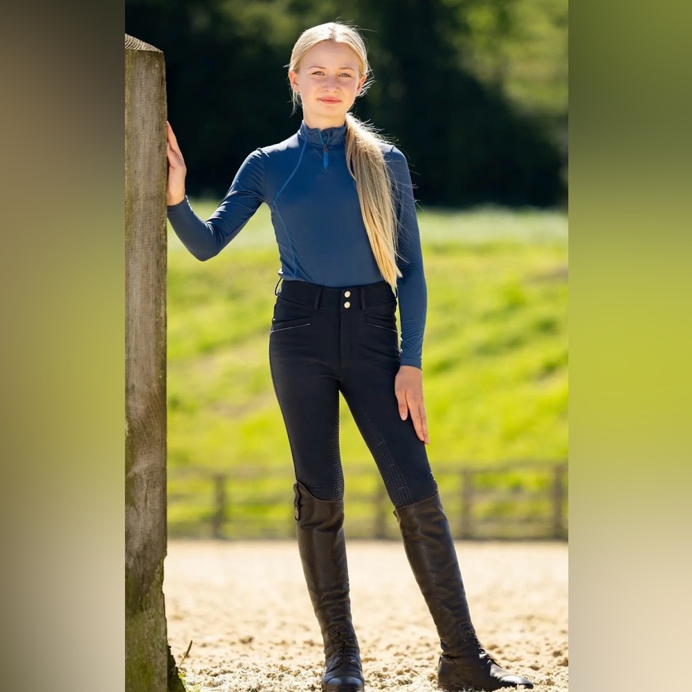 Le Mieux Young Rider Freya Pro Breech Navy youth 11-12 yr Girls